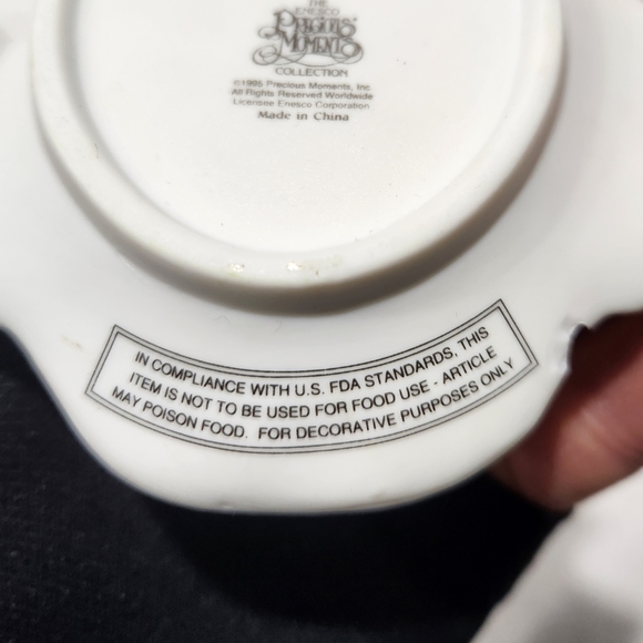 Merry Christmas Precious Moments Decorative Plate - Picture 3 of 3